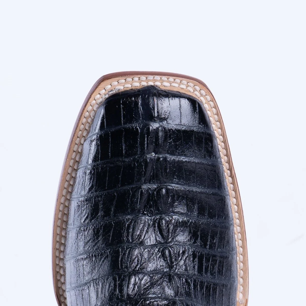 TANNER MARK MEN'S Croc Tail Black Print Western Boots - Image 7