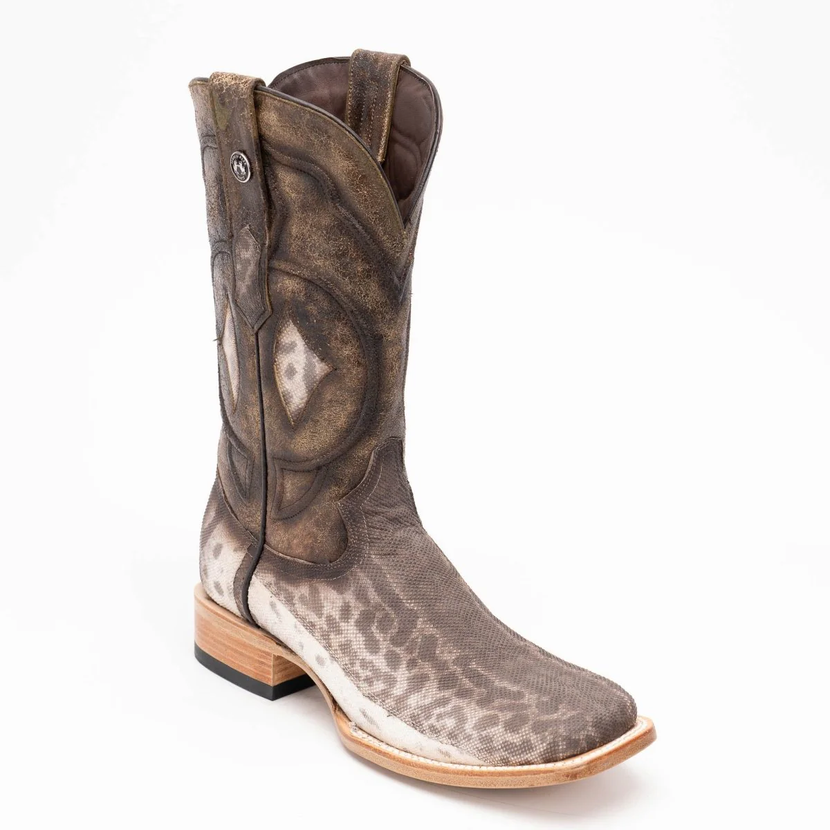TANNER MARK MEN'S EXOTIC LEATHER Carunga Natural Cowboy Boots
