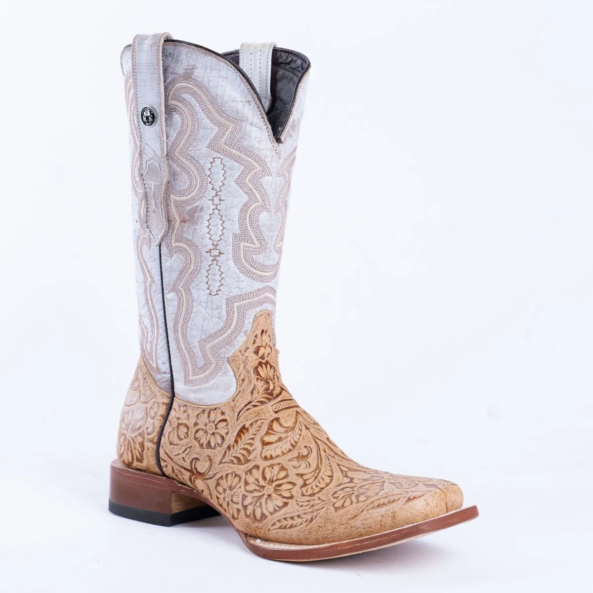 TANNER MARK MEN’S HandTooled Orix Print Western Boots