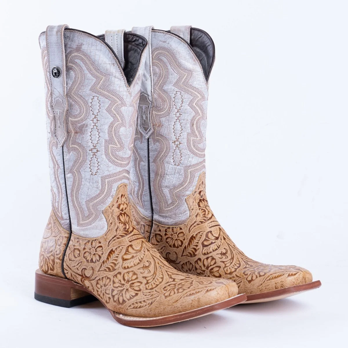 TANNER MARK MEN’S HandTooled Orix Print Western Boots - Image 2