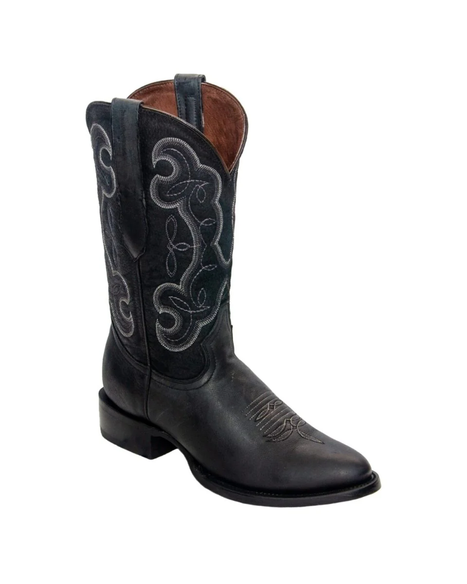 REPARO TX Men’s Liga Black Western Boots Black Top - Image 4