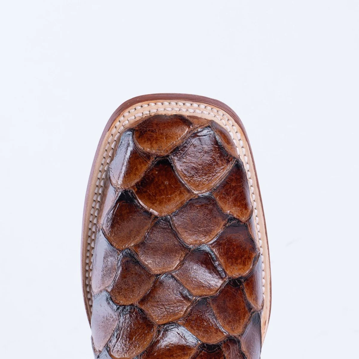 TANNER MARK MEN’S Monster Fish Cognac Print Western Boots - Image 7