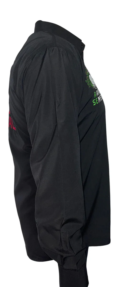 RANCHO SEMENTAL Mexico Black Long Sleeve Shirt - Image 4