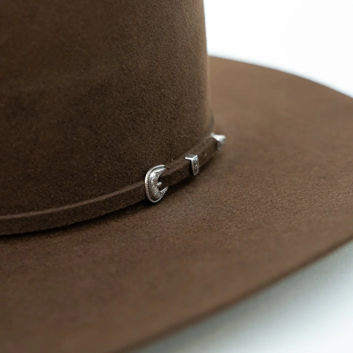 RODEO KING Whiskey 7X Open Crown 4.5" Brim Felt Cowboy Hat - Image 3