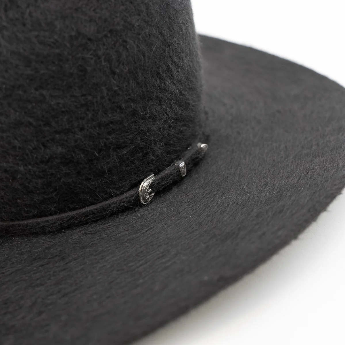 RODEO KING Charcoal 10X Open Crown 4.5" Brim Felt Cowboy Hat - Image 3
