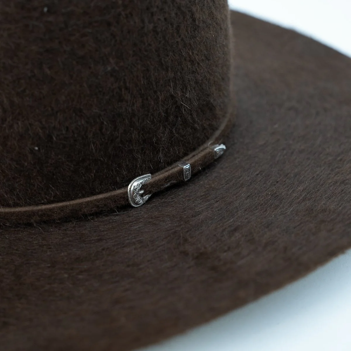 RODEO KING Chocolate Grizzlie 10X Open Crown 4.5" Brim Felt Cowboy Hat - Image 3