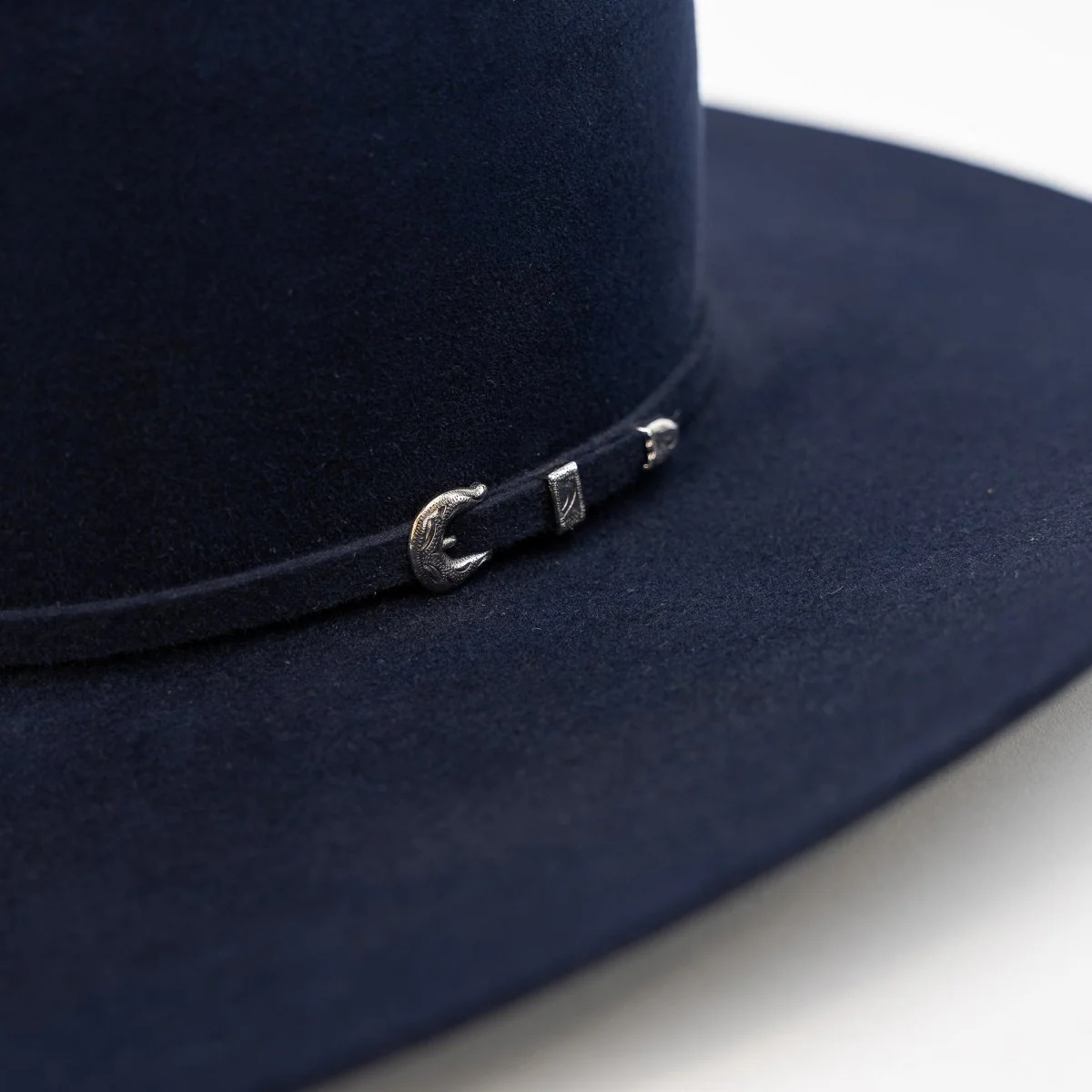RODEO KING Sapphire 10X Open Crown 4.5" Brim Felt Cowboy Hat - Image 3