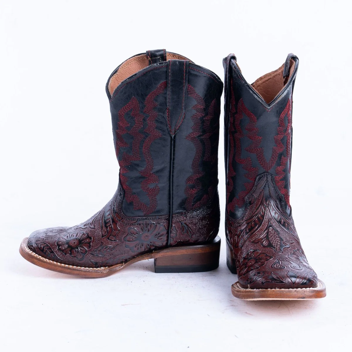 TANNER MARK KIDS Hand Tool Print Red Cowboy Boots - Image 3