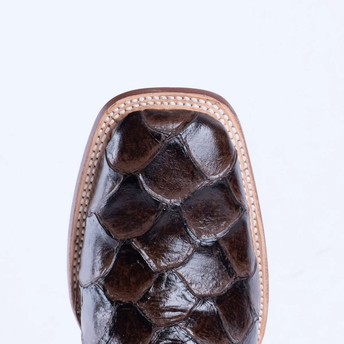 TANNER MARK MEN’S Monster Fish Brown Print Western Boots - Image 7