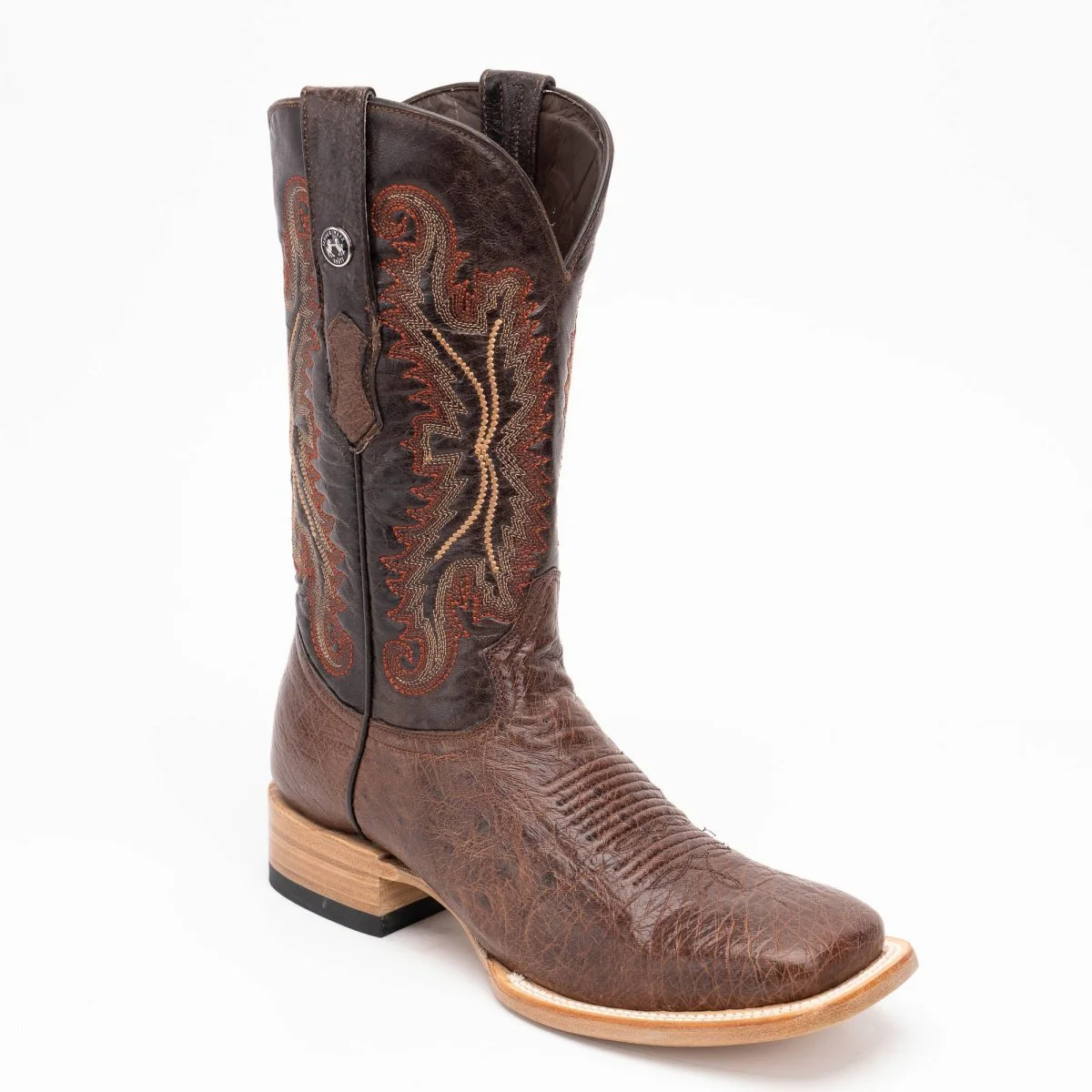 TANNER MARK MEN'S EXOTIC LEATHER Smooth Ostrich Kango T Cowboy Boots